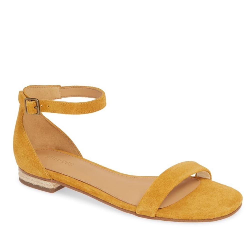 Soludos | Capri Marigold Yellow Ankle Strap Sandal